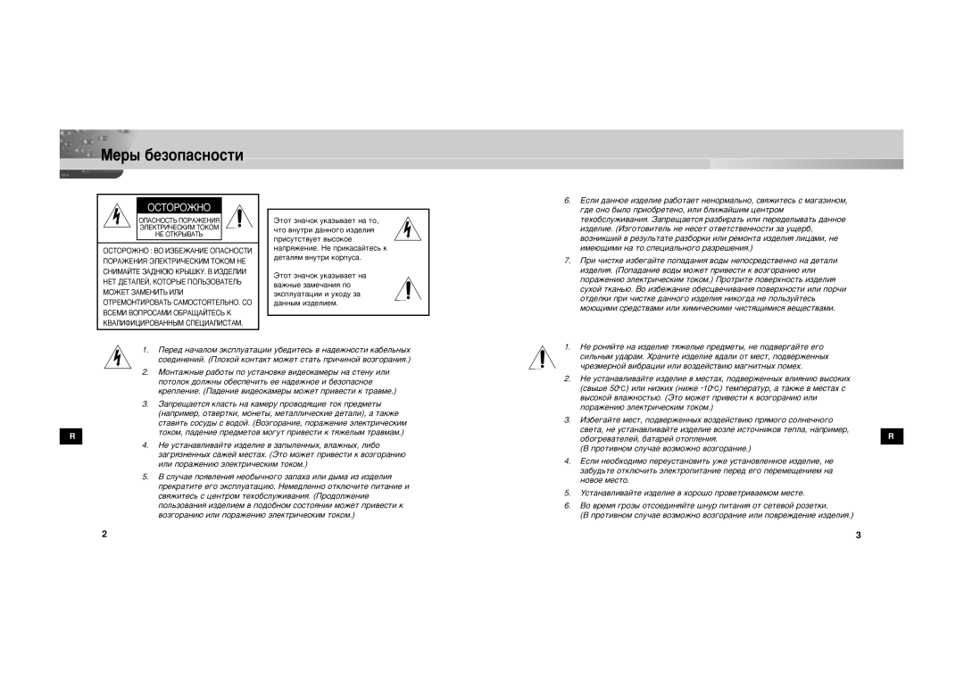 Samsung SOC-222P/W manual Åâ˚ ·Âáóô‡Òìóòúë, ÉëíéêéÜçé 