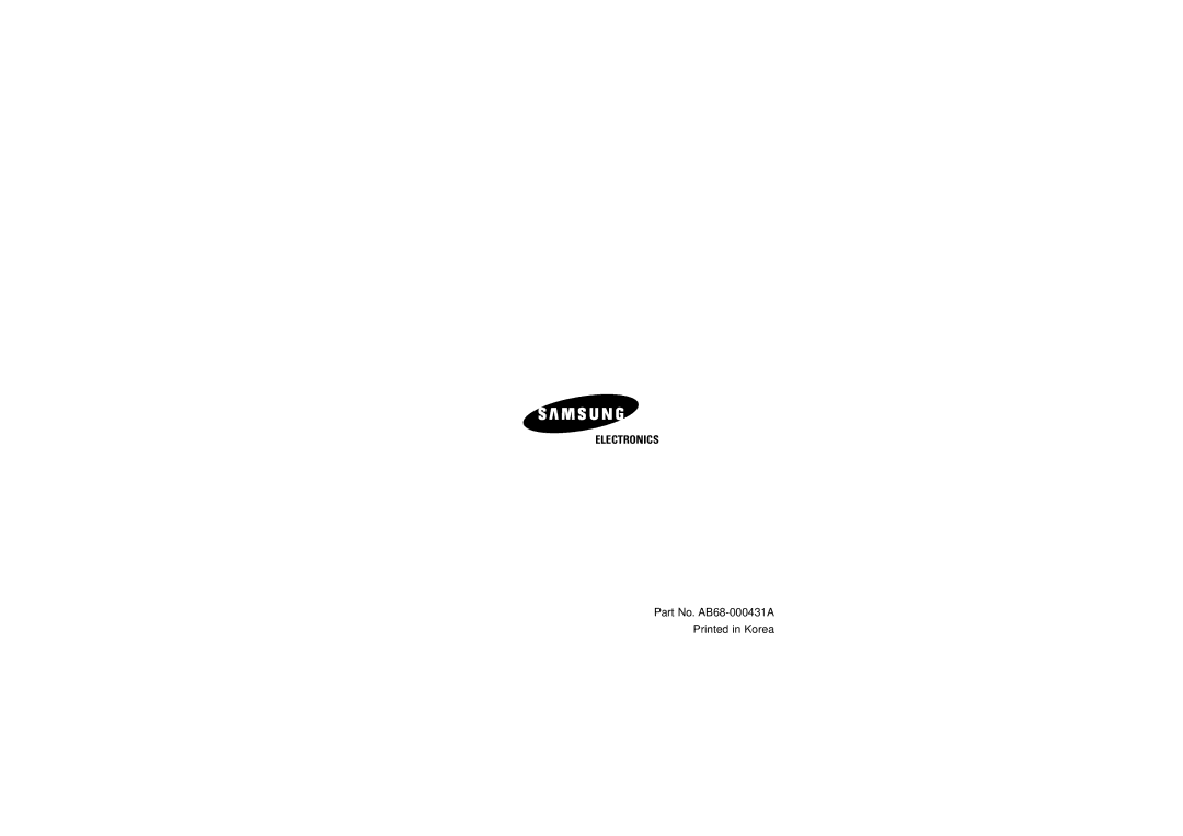 Samsung SOC-222P/W manual Electronics 