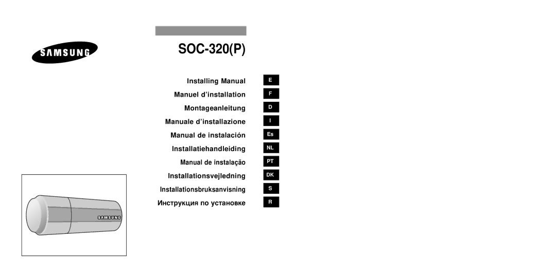 Samsung SOC-320P manual 