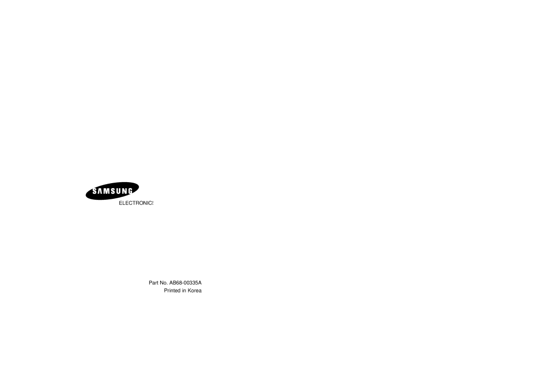 Samsung SOC-420P/W manual Electronics 