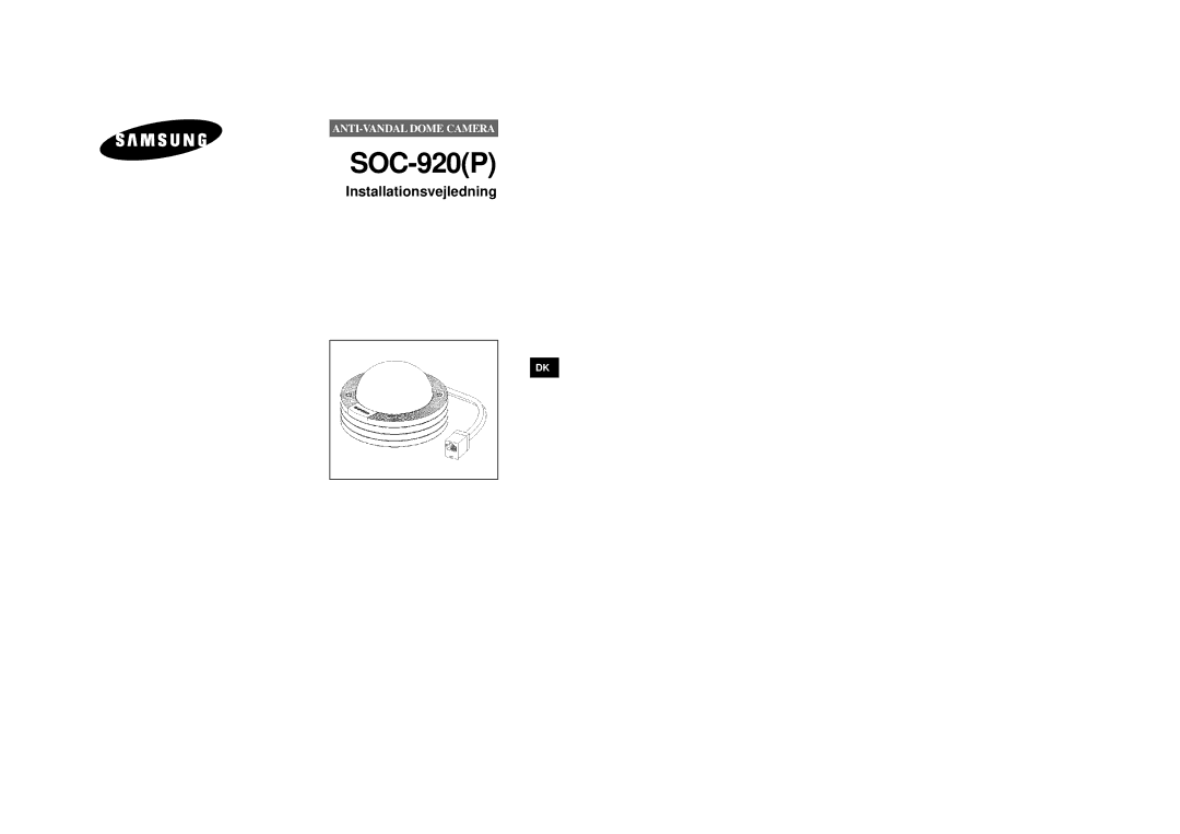 Samsung SOC-920P/W manual 