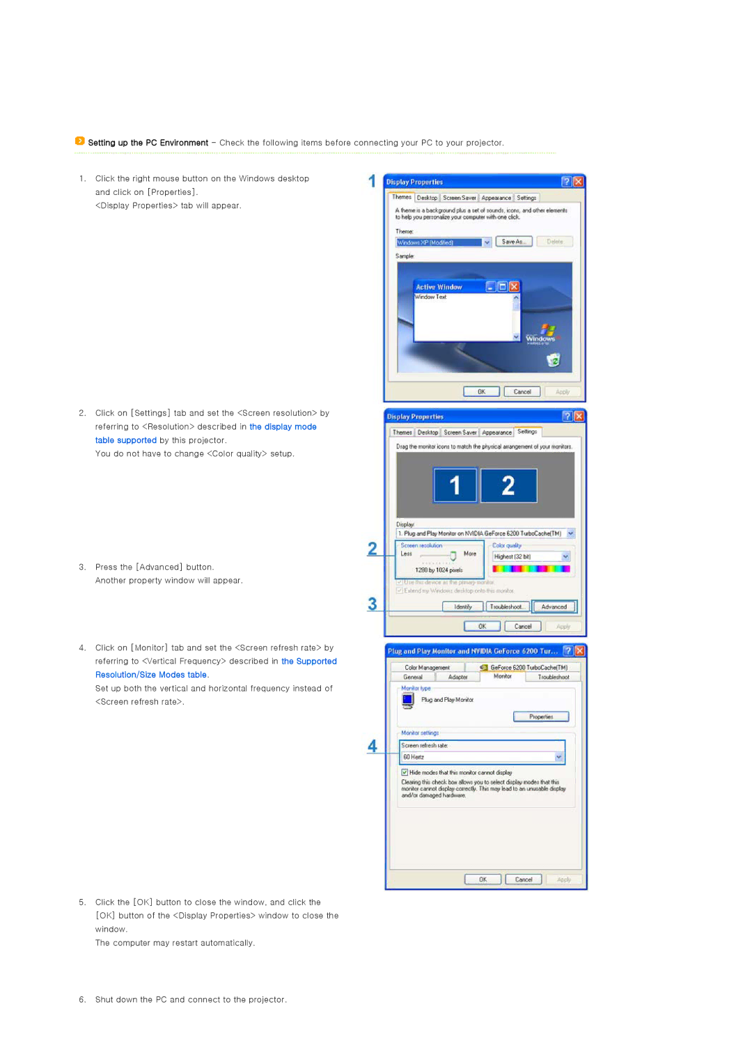 Samsung SP-P400B manual 