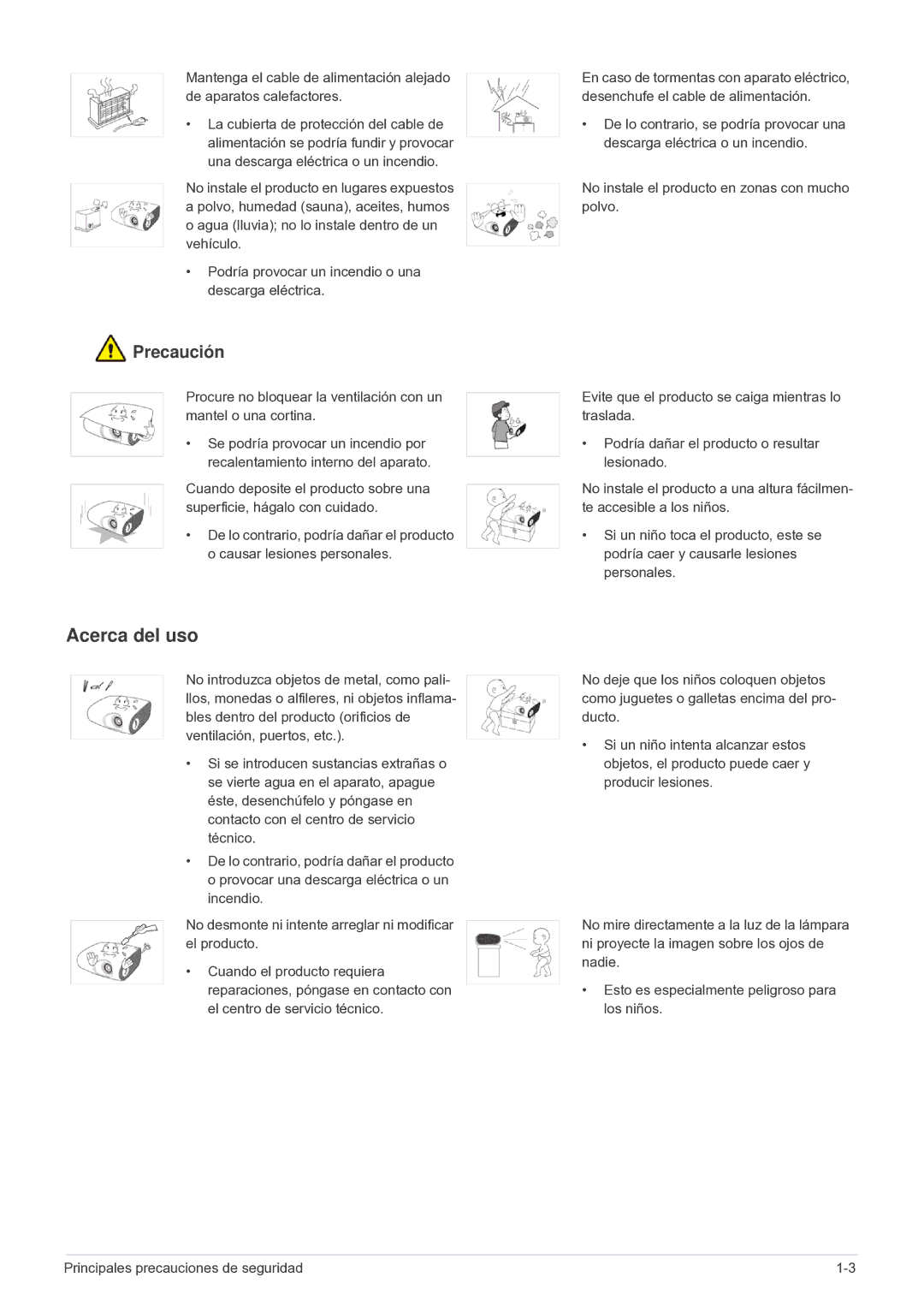 Samsung SPP410MEX/EN, SP-P410M, SPP410MX/EN manual Acerca del uso 