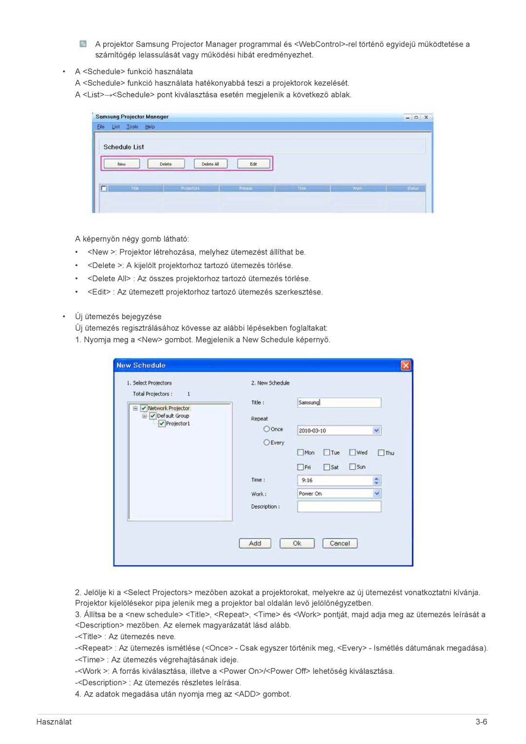 Samsung SP1005XWX/EN, SP1055XWX/EN manual 