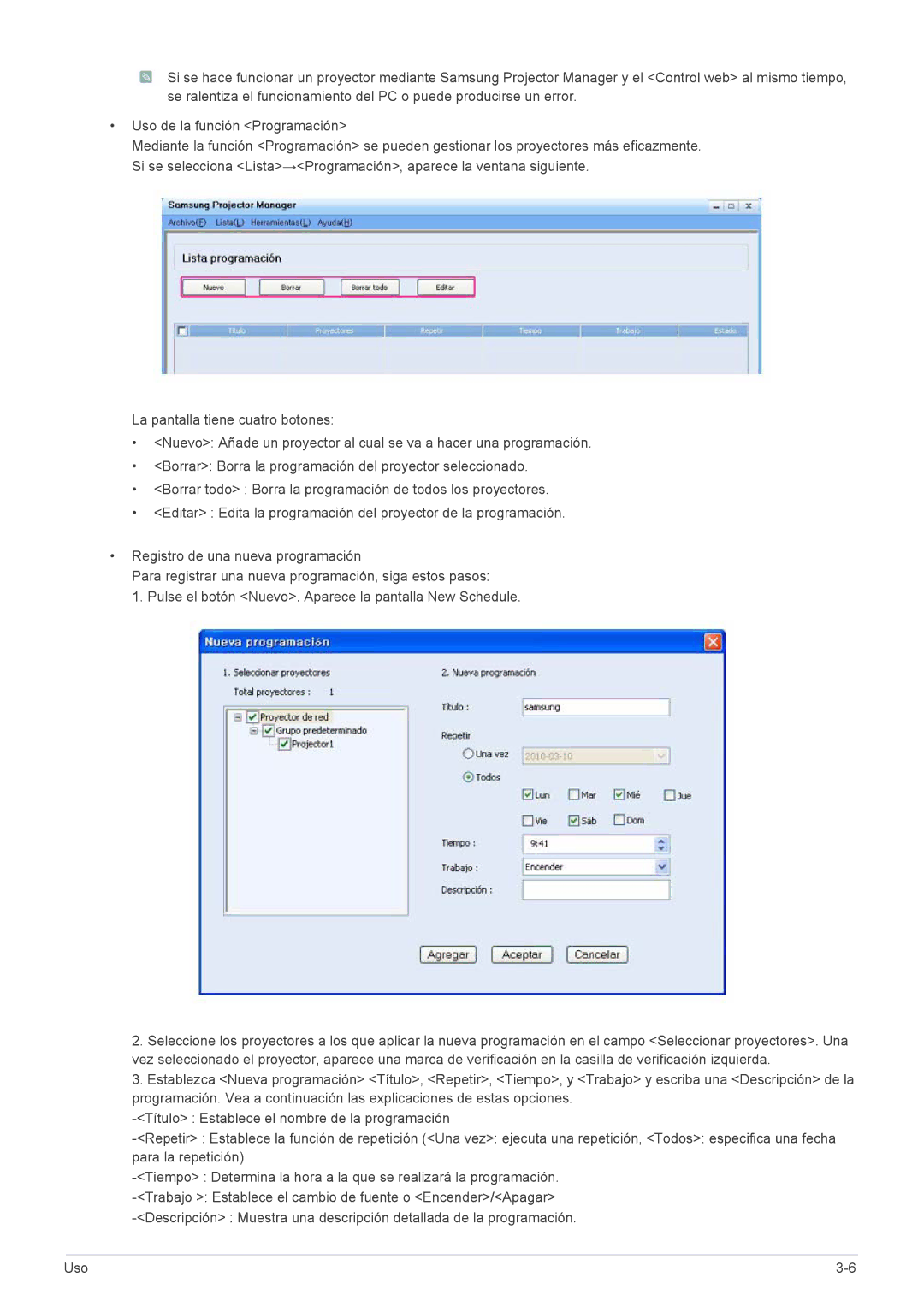 Samsung SP1055XWX/EN, SP1055XWX/ZX manual 