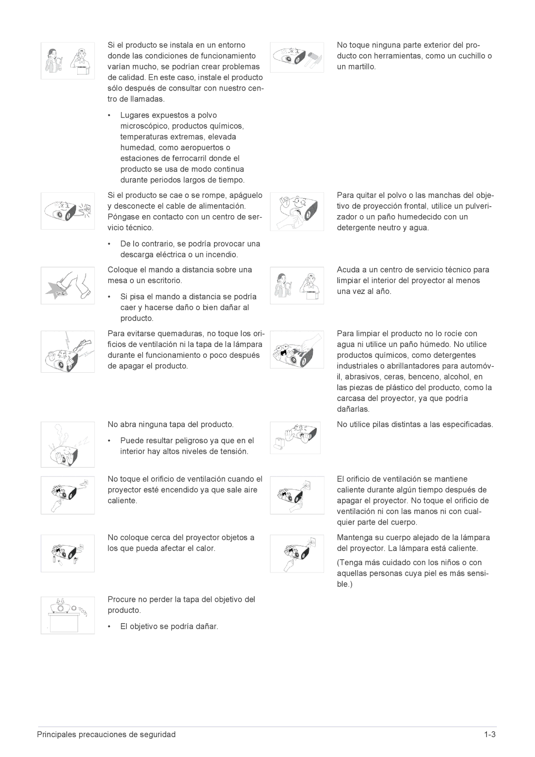 Samsung SP2203XWX/EN, SP2503XWX/EN, SP2003XWX/EN manual 