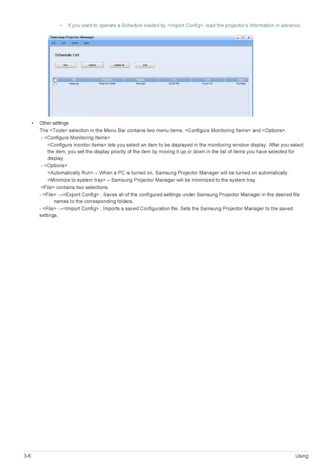 Samsung SP2553XWCX/EN, SP2253XWCX/EN, SP2553XWCX/NG manual Using 