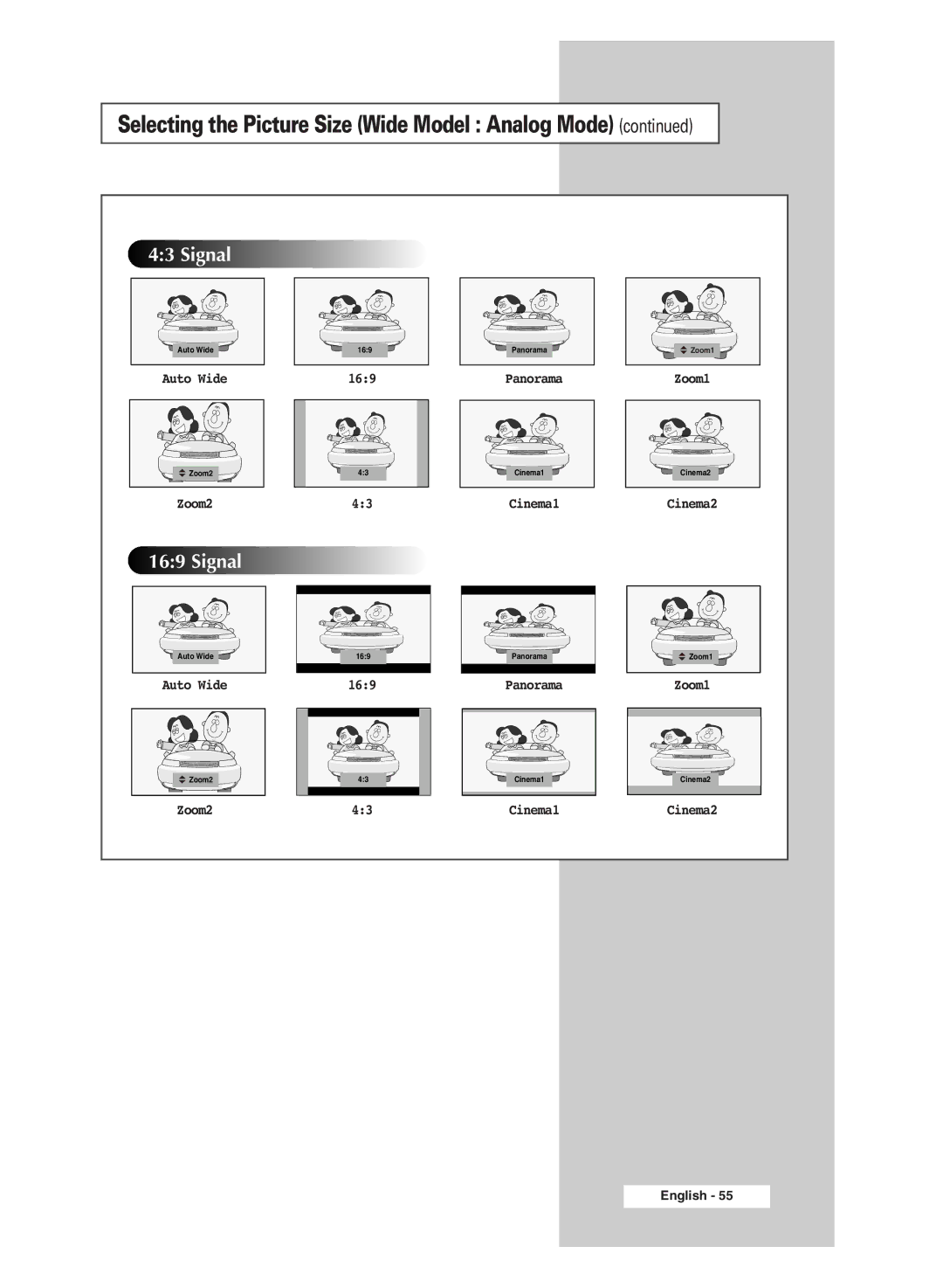 Samsung SP43Q5 manual Signal 