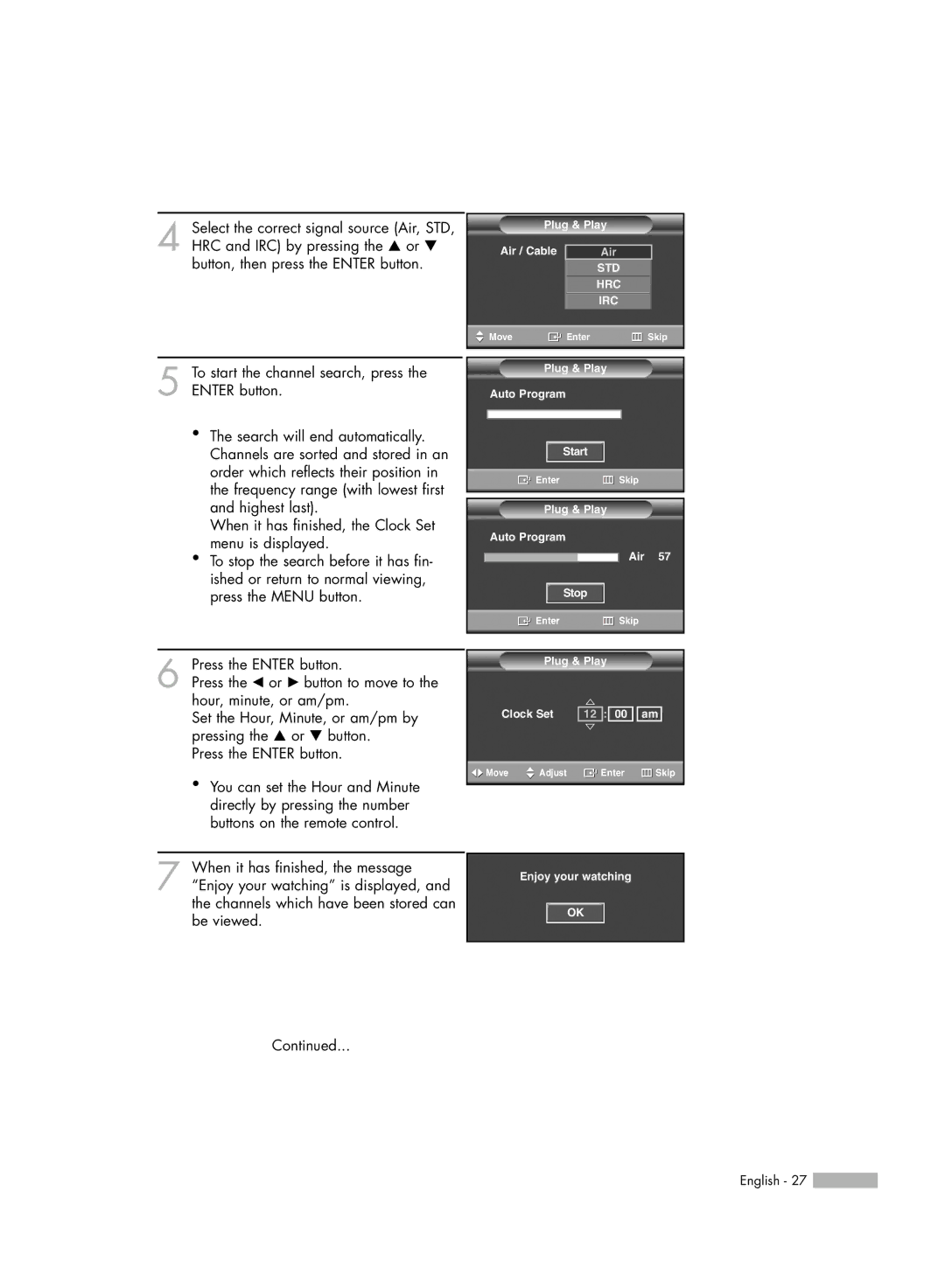 Samsung SP50L6HV manual Std 