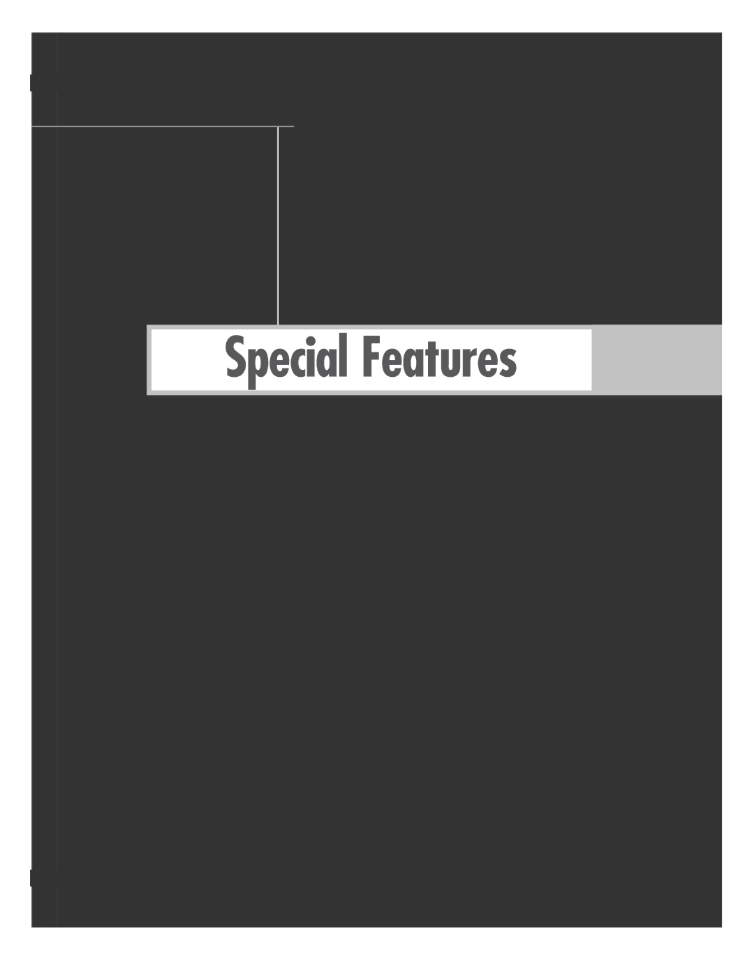 Samsung SP50L7HD manual Special Features 