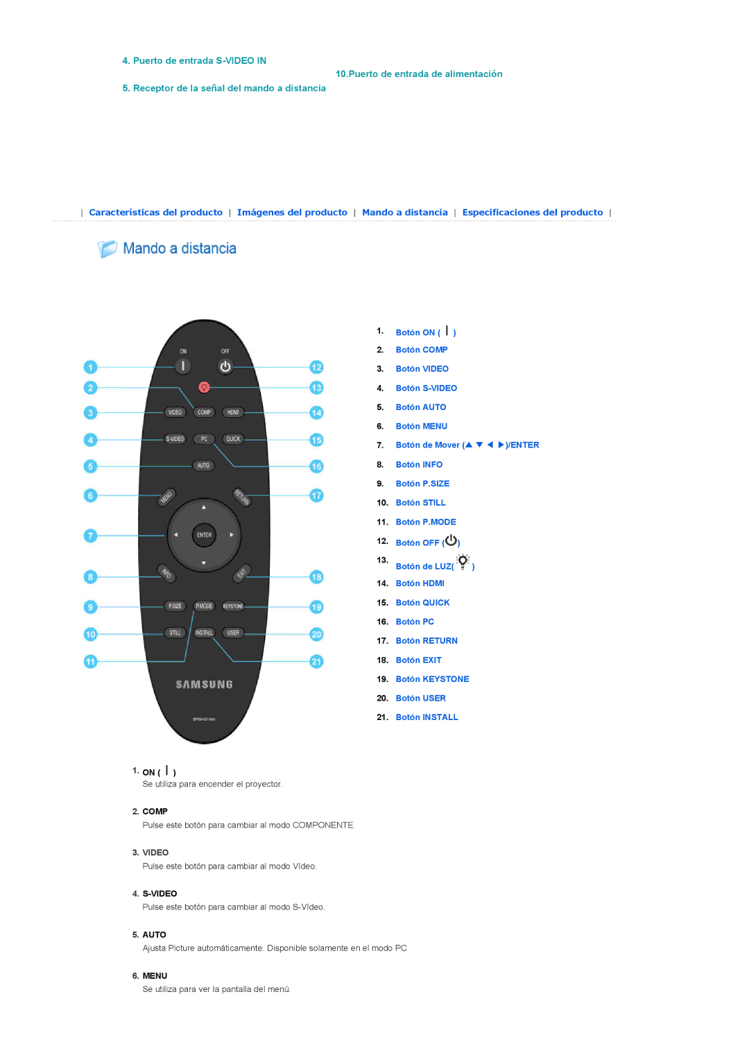 Samsung SPA400BCX/EDC, SPA400BX/EDC manual Video 