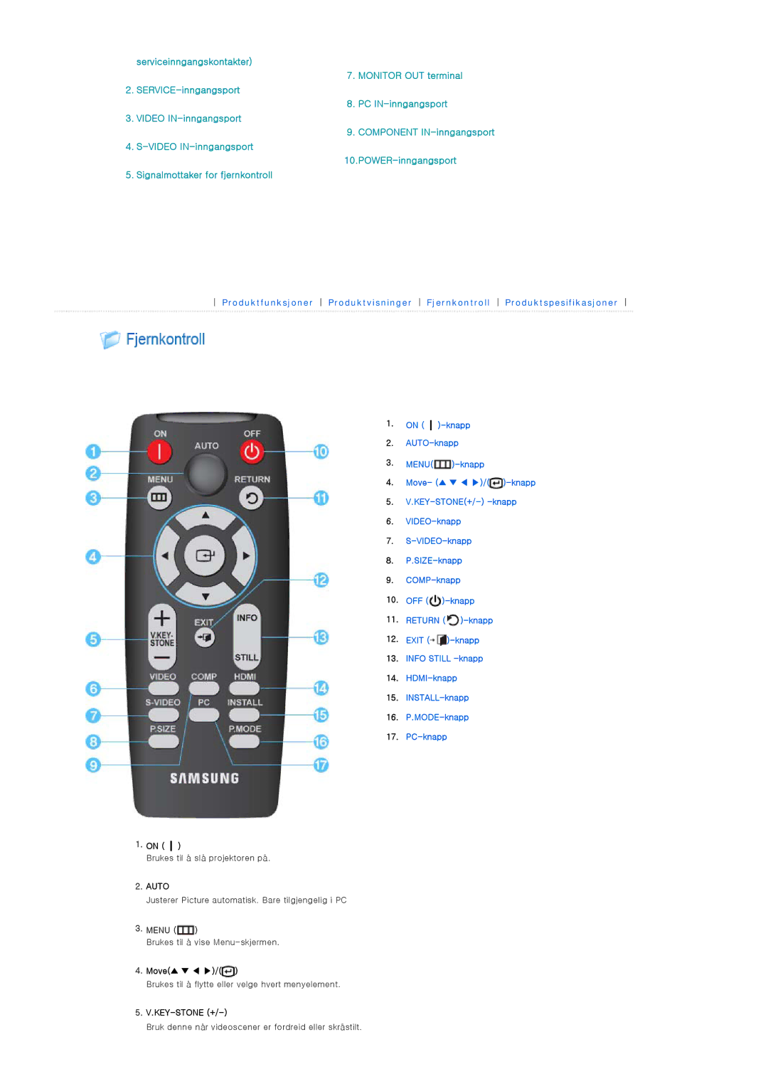 Samsung SPA400BX/EDC, SPA400BCX/EDC manual Menu 