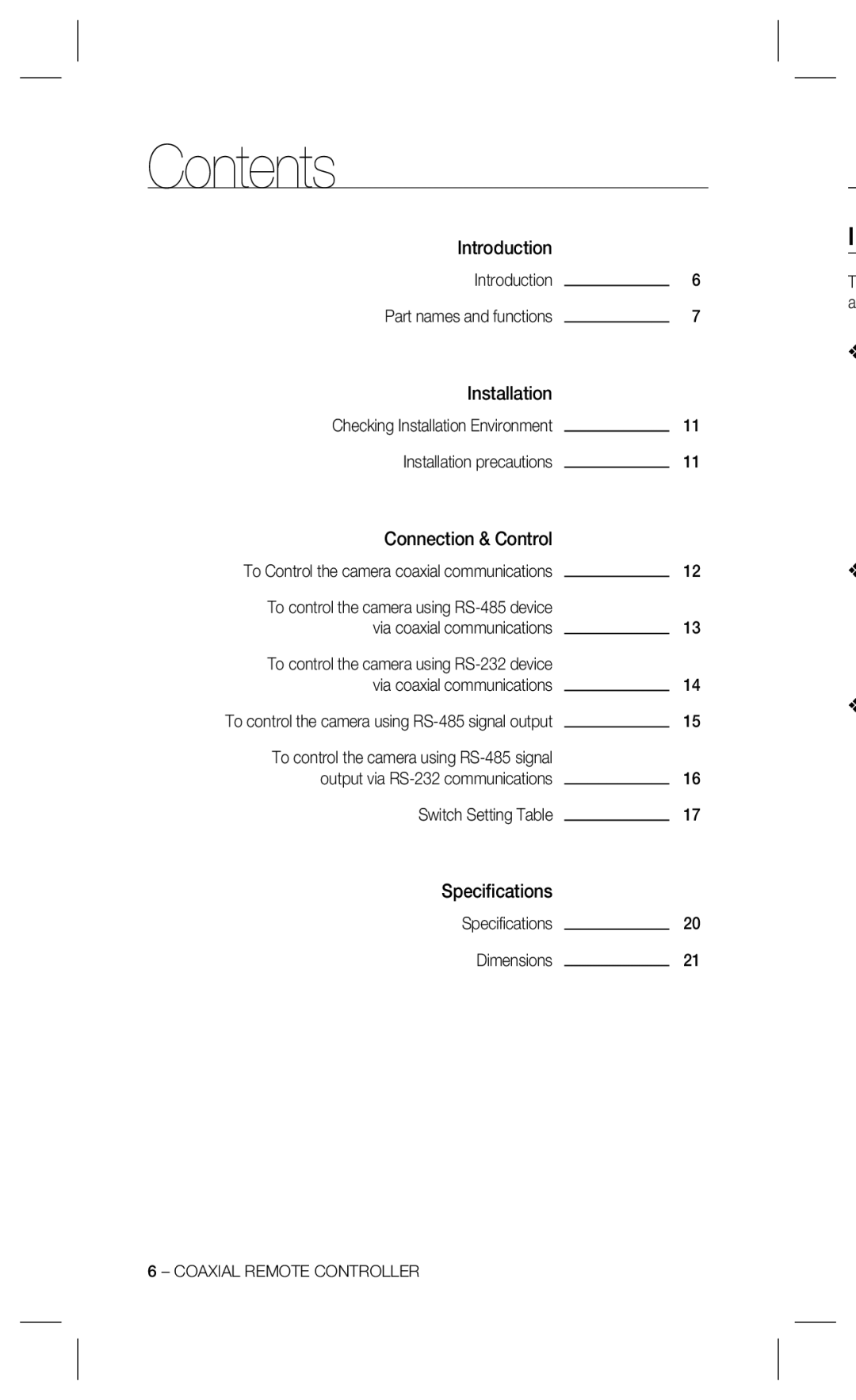 Samsung SPC-300 user manual Contents 