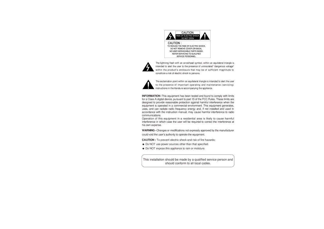 Samsung SPD-1000 user manual 