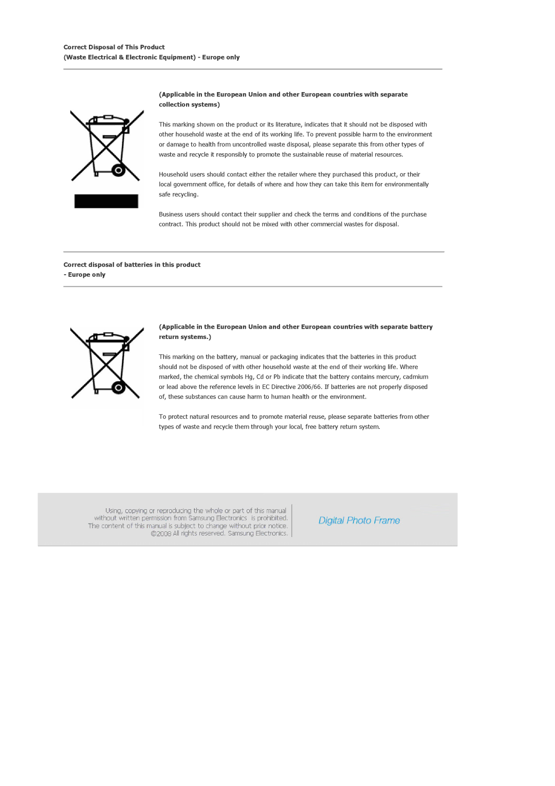 Samsung SPF-105P manual 