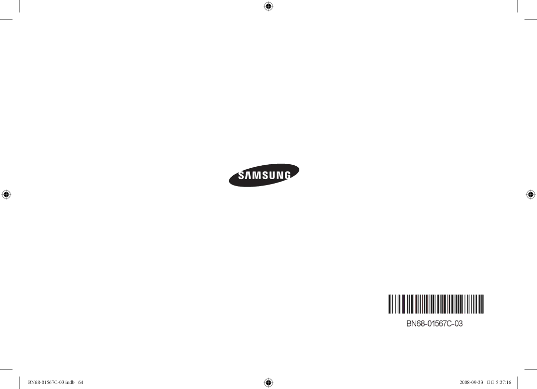 Samsung SPF-71E user manual BN68-01567C-03 