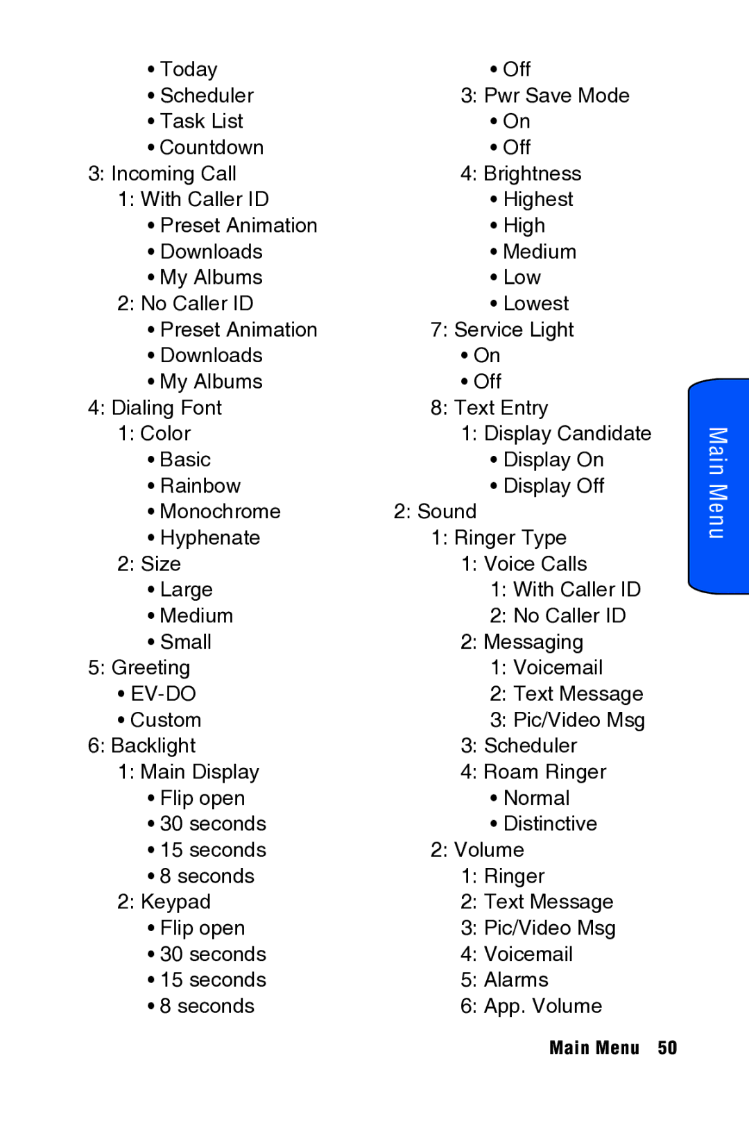 Samsung SPH-A920 manual Ev-Do 