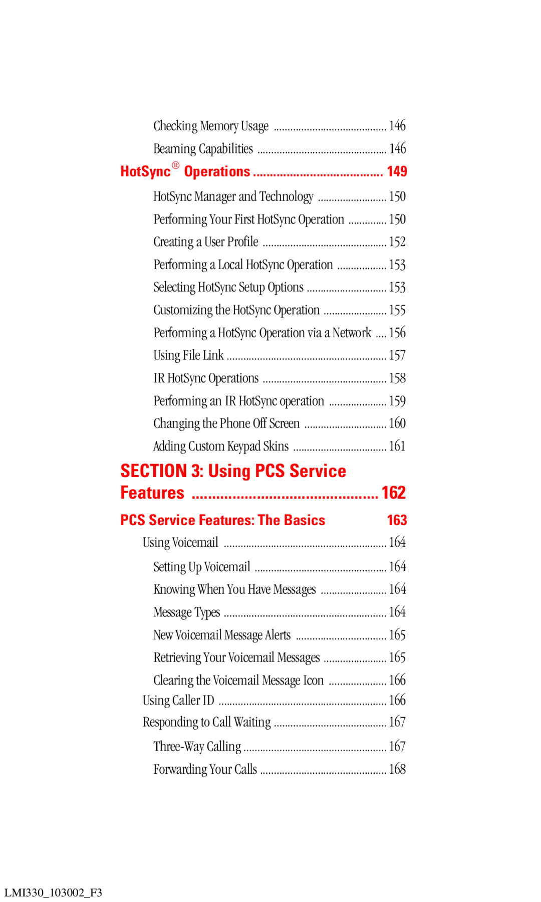 Samsung SPH-I330 manual Using PCS Service 