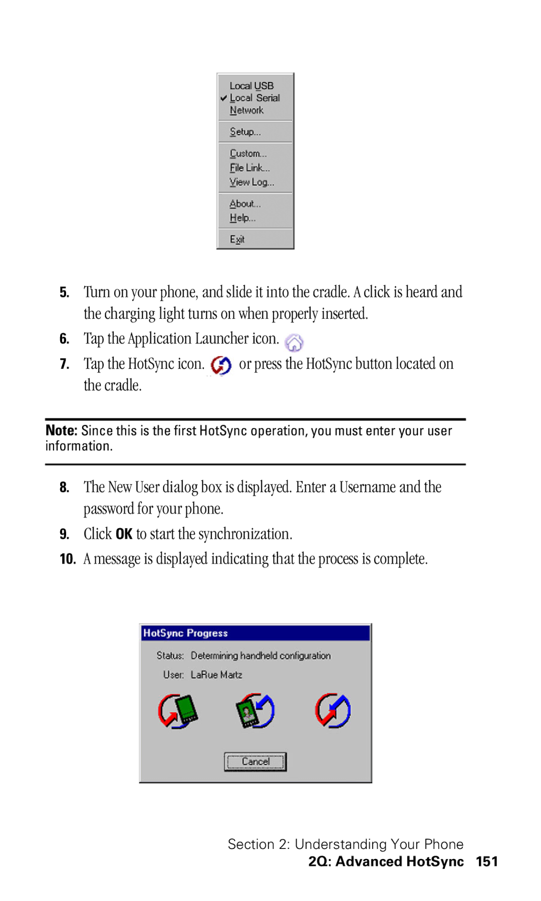 Samsung SPH-I330 manual 2Q Advanced HotSync 