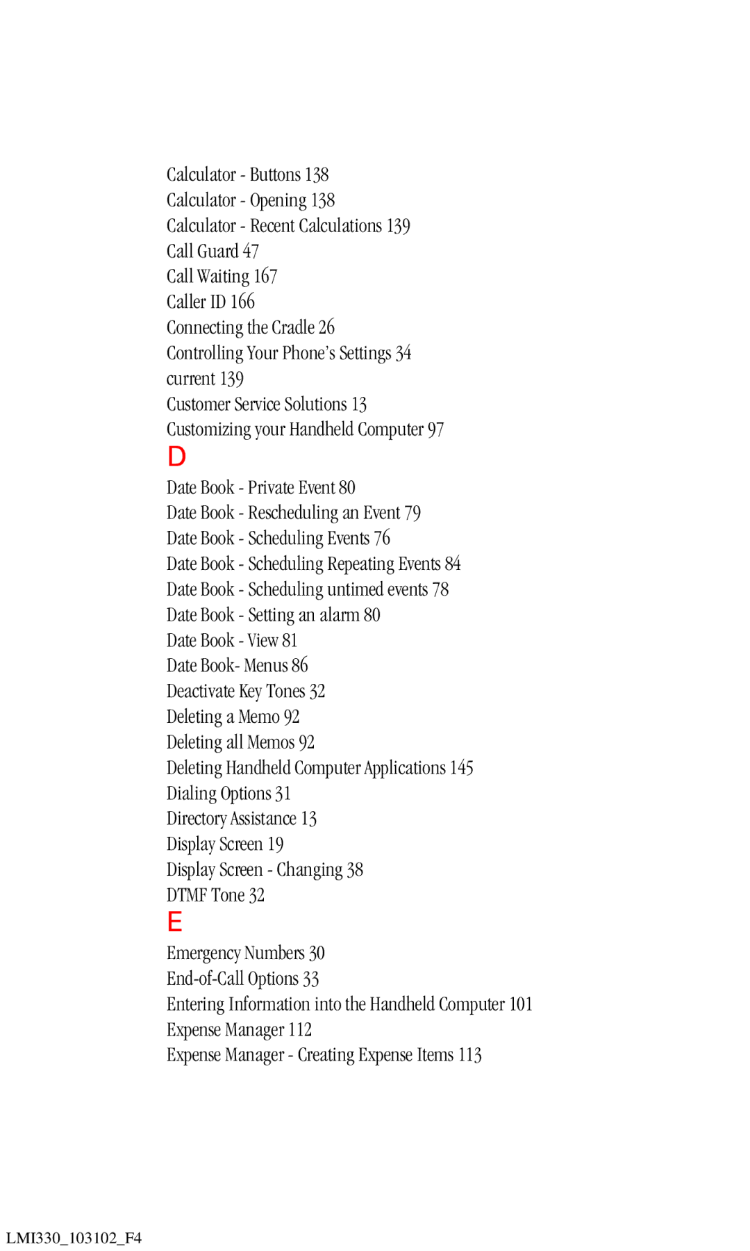 Samsung SPH-I330 manual Controlling Your Phone’s Settings 34 current 