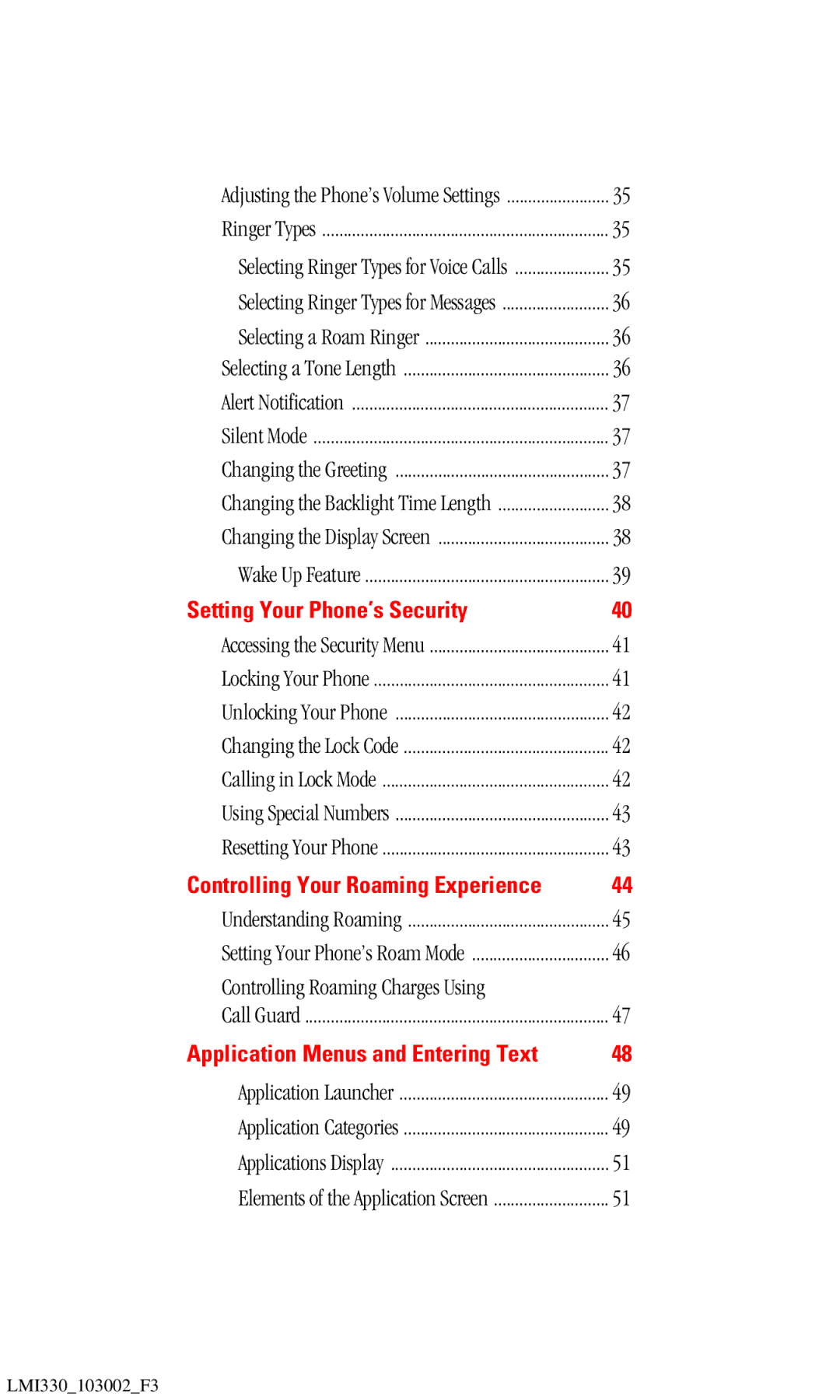 Samsung SPH-I330 manual Setting Your Phone’s Security 