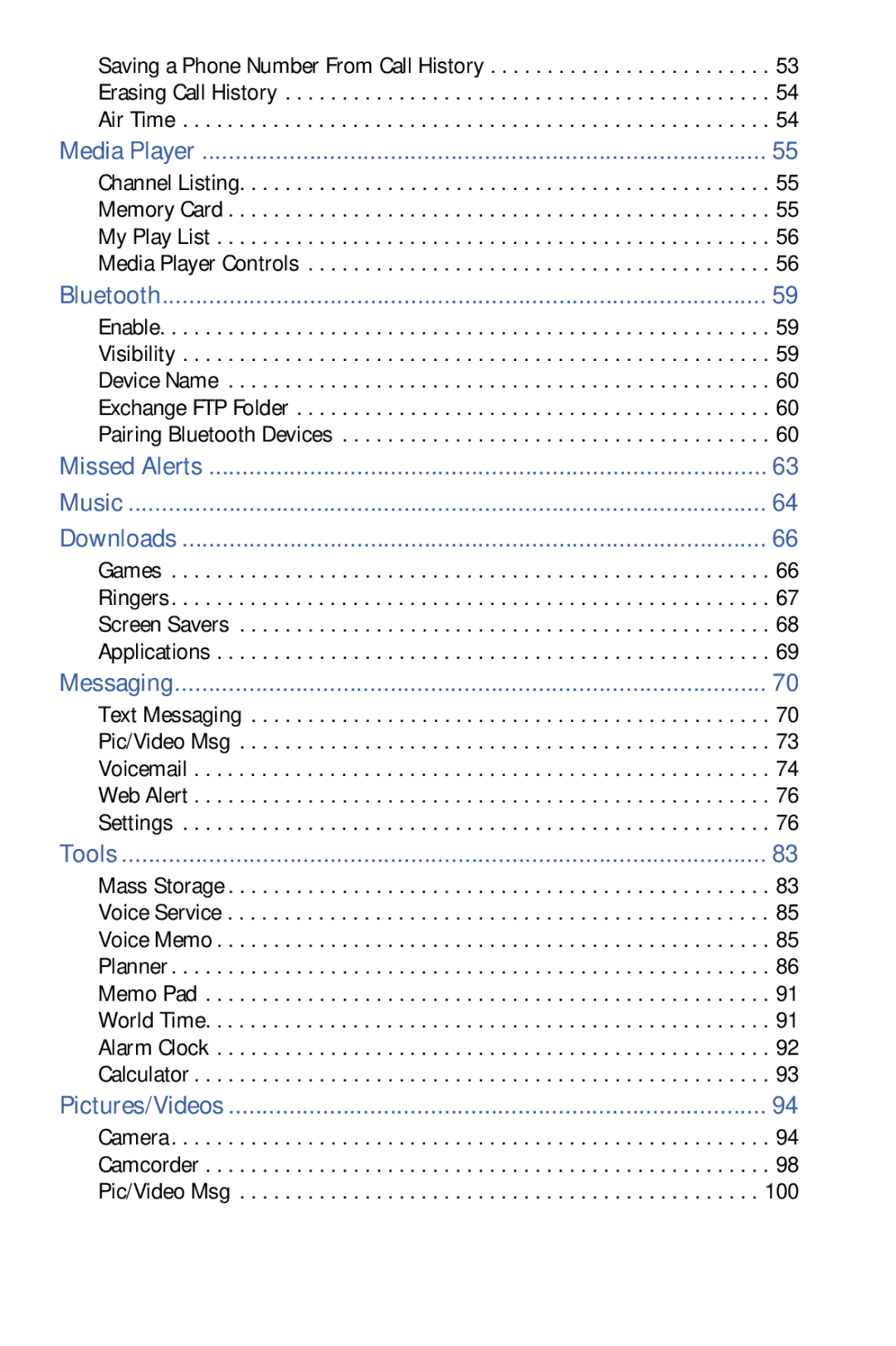 Samsung SPH-m50 manual Saving a Phone Number From Call History 