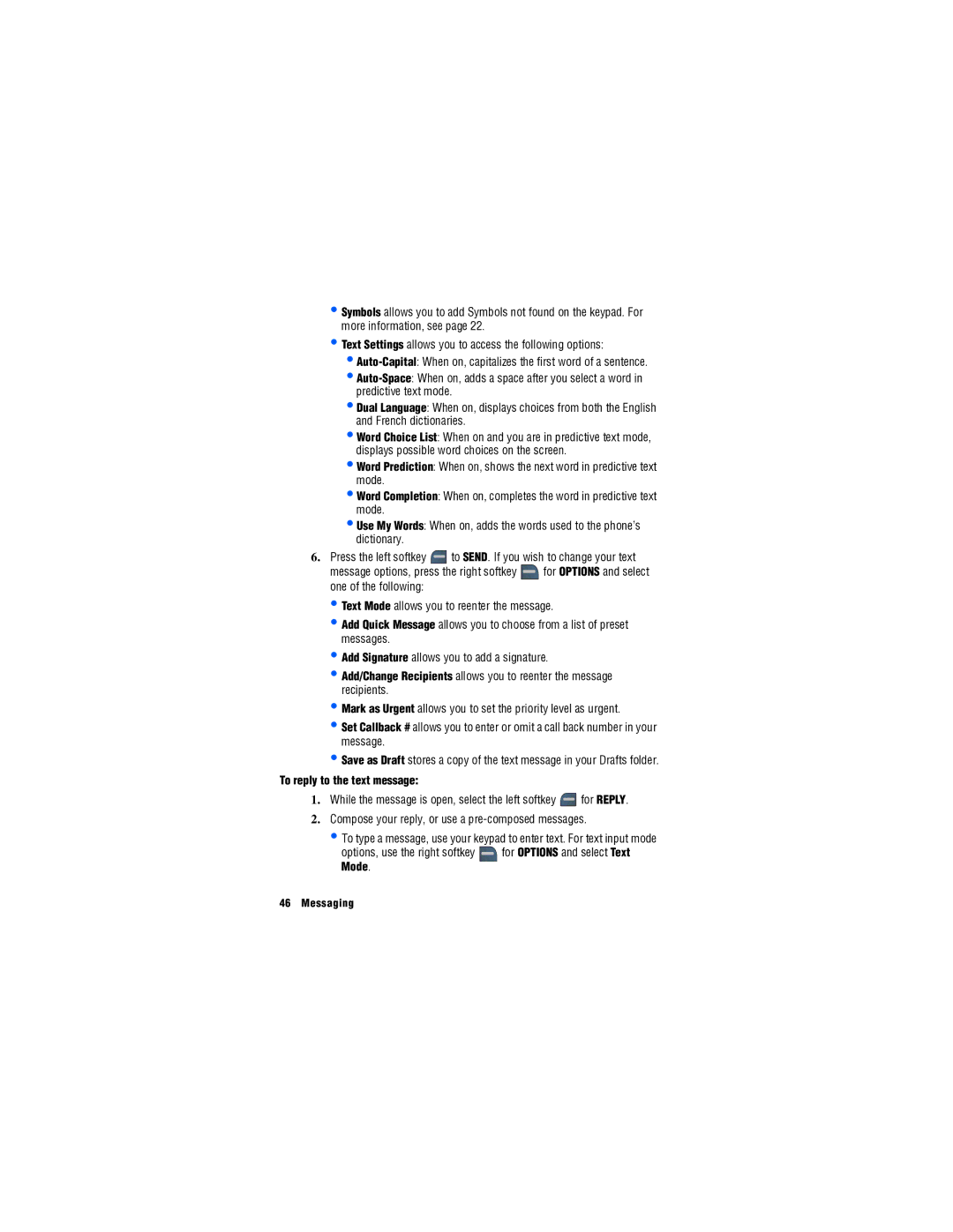 Samsung SPH-M560 manual To reply to the text message 