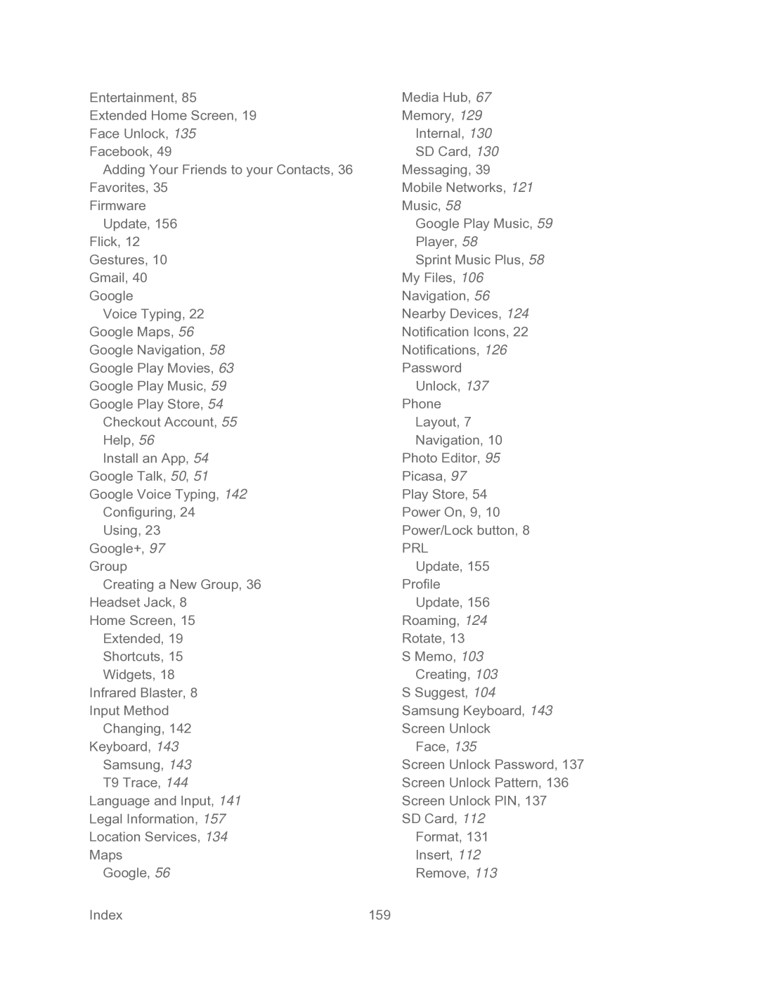 Samsung SPH-P500TSASPR manual Prl 