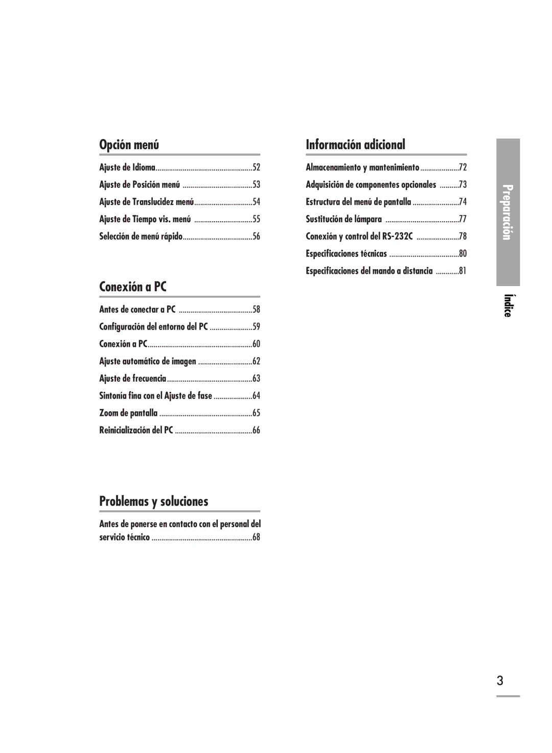 Samsung SPH700AEX/XEU, SPH700AEX/XEC manual Problemas y soluciones 