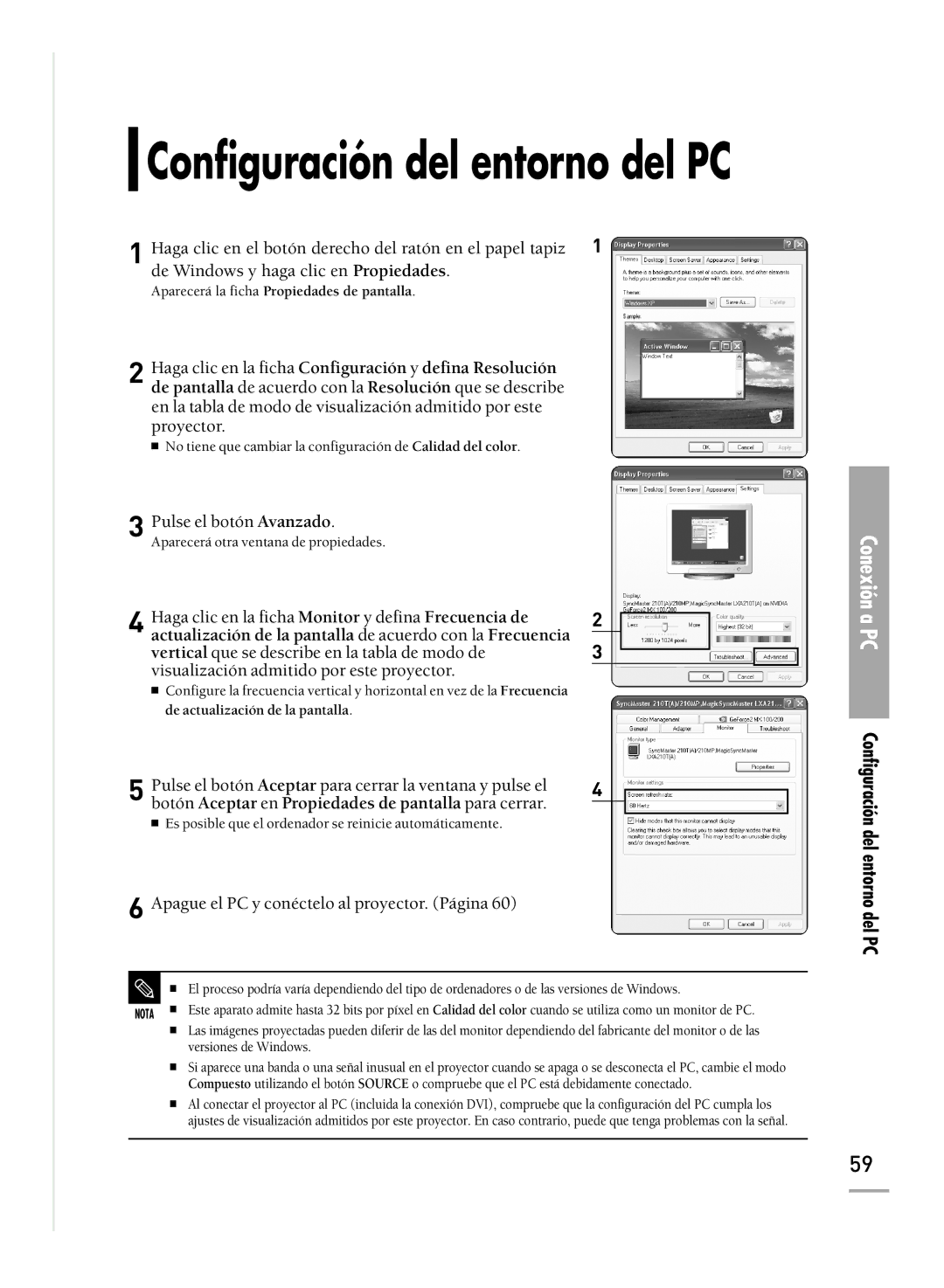 Samsung SPH700AEX/XEU, SPH700AEX/XEC manual Configuración del entorno del PC 