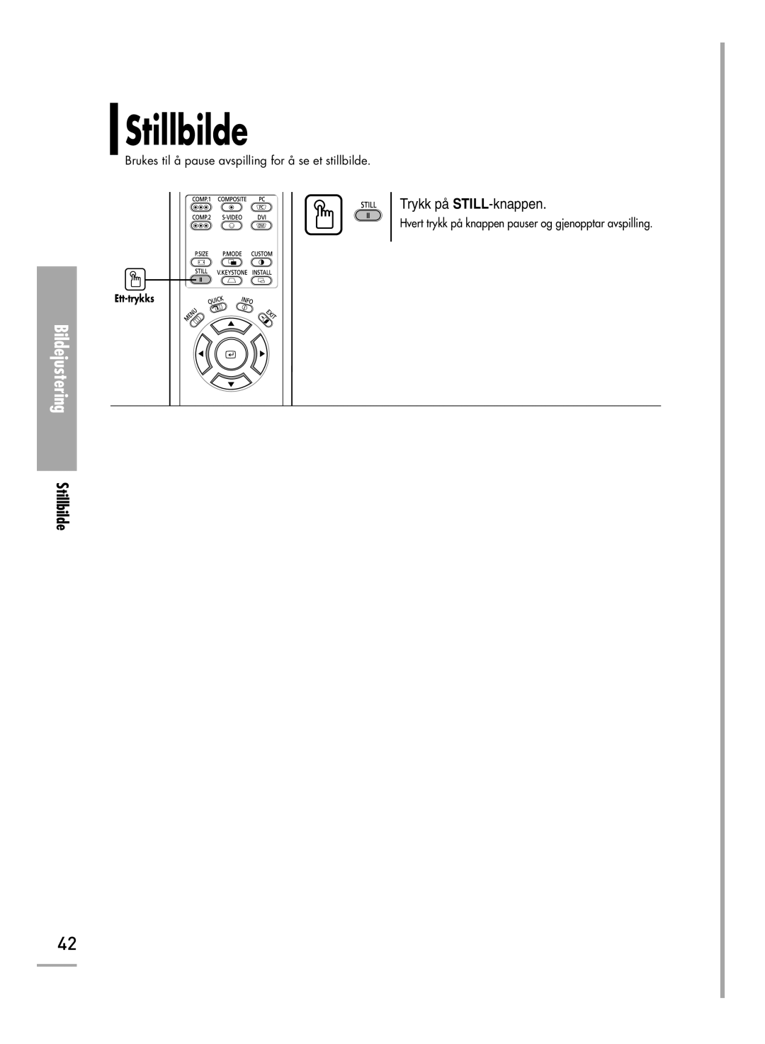 Samsung SPH710AEMX/EDC, SPH700AEX/XEC manual Stillbilde 