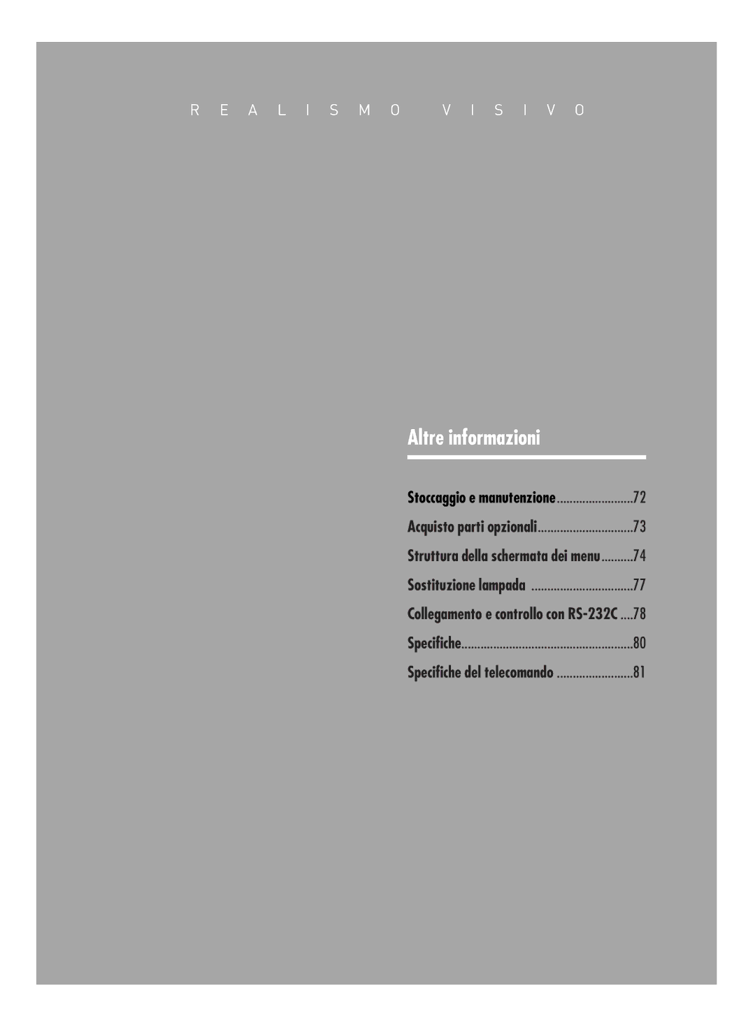 Samsung SPH500AEX/XEG, SPH710AEMX/EDC, SPH700AEX/XEF, SPH500AEX/XEF manual Altre informazioni 