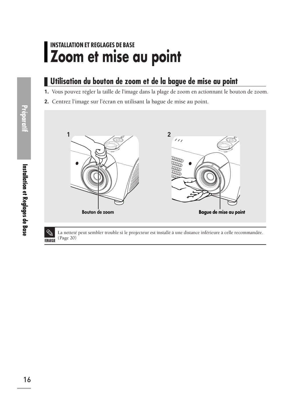 Samsung SPH710AEMX/EDC manual Zoom et mise au point 