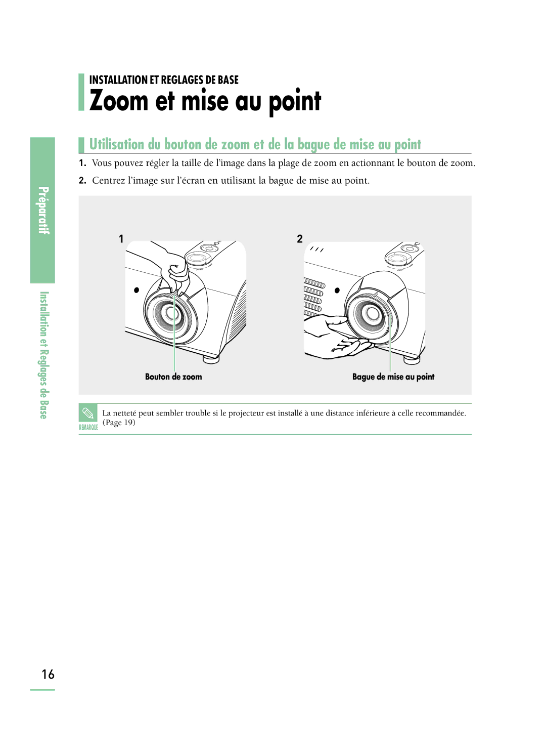 Samsung SPH800BEMX/EDC manual Zoom et mise au point 