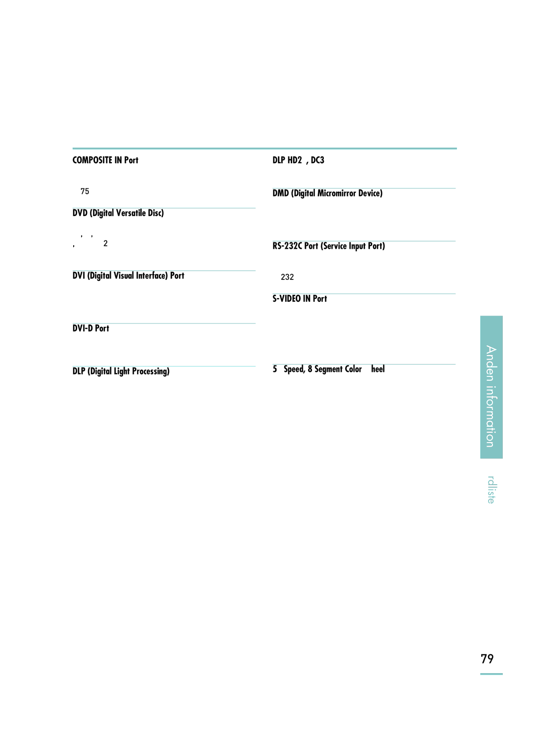 Samsung SPH800BEMX/EDC manual Information 