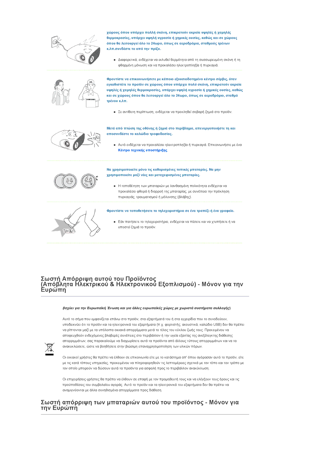 Samsung SPL250WX/EN, SPL200WX/EN manual 