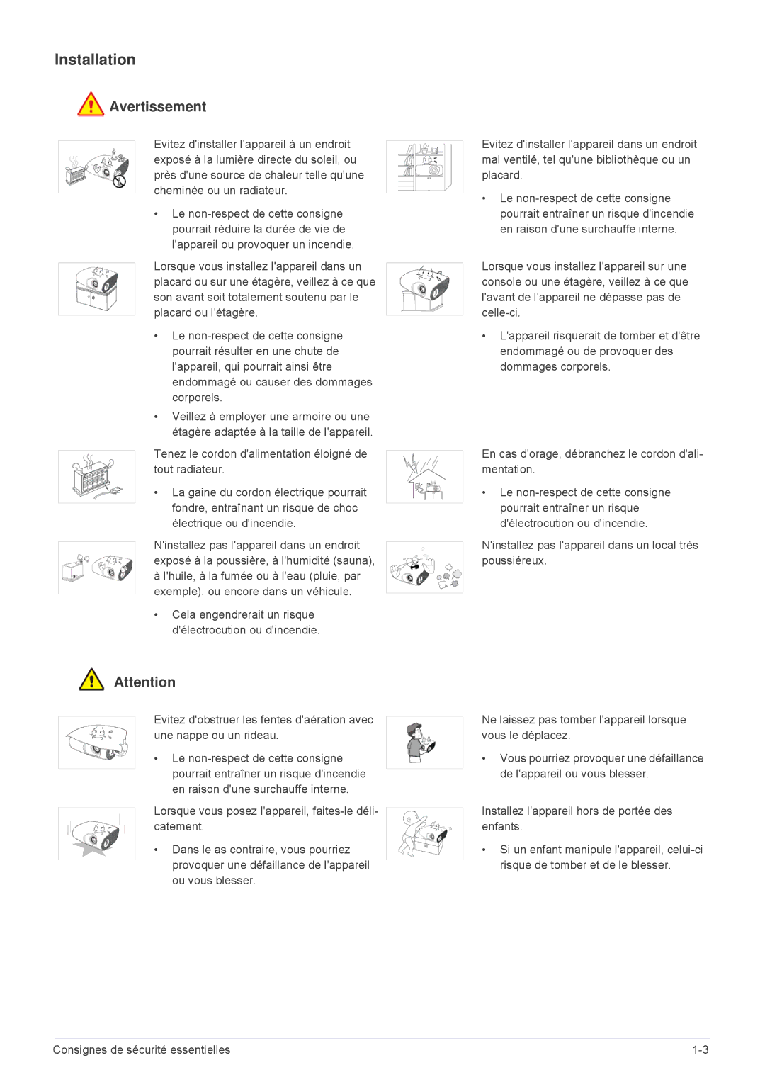 Samsung SPL301WEX/EN, SPL331WEX/EN manual Installation 