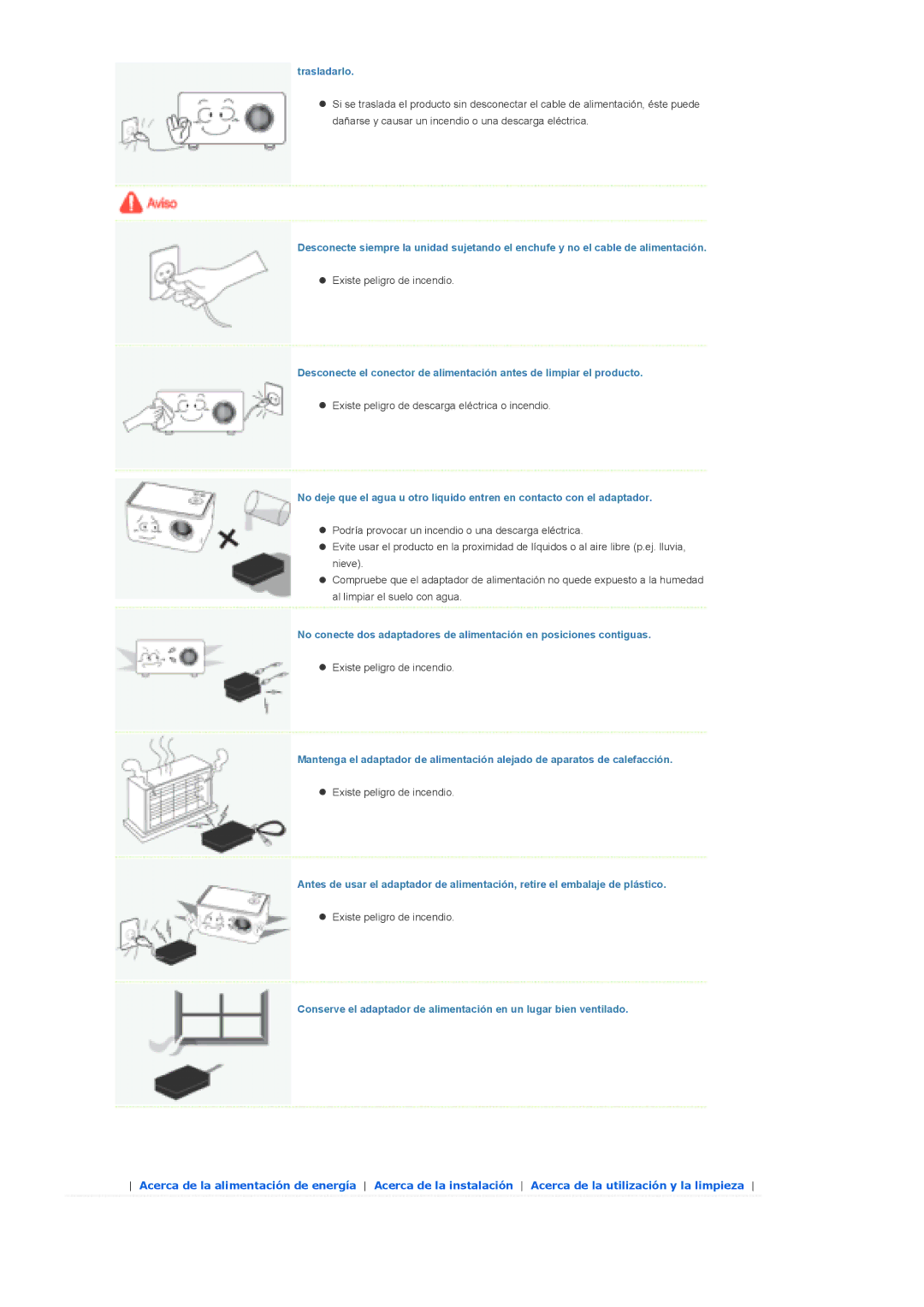 Samsung SPP310MEMX/EDC manual Trasladarlo 