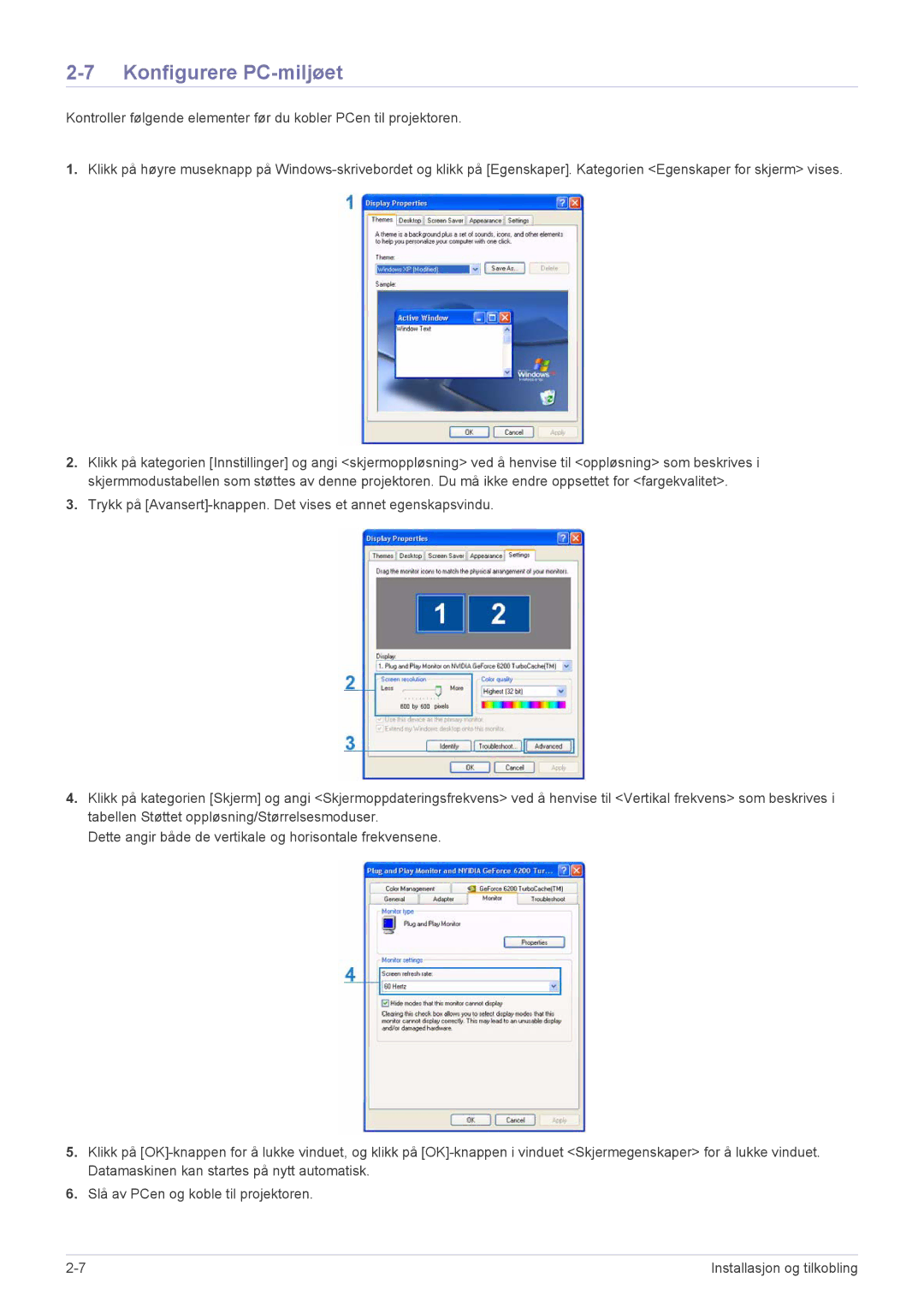 Samsung SPP410MEX/EN, SPP410MX/EN manual Konfigurere PC-miljøet 