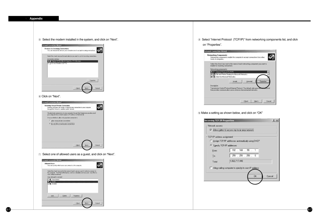 Samsung SPR-7416 manual Appendix 