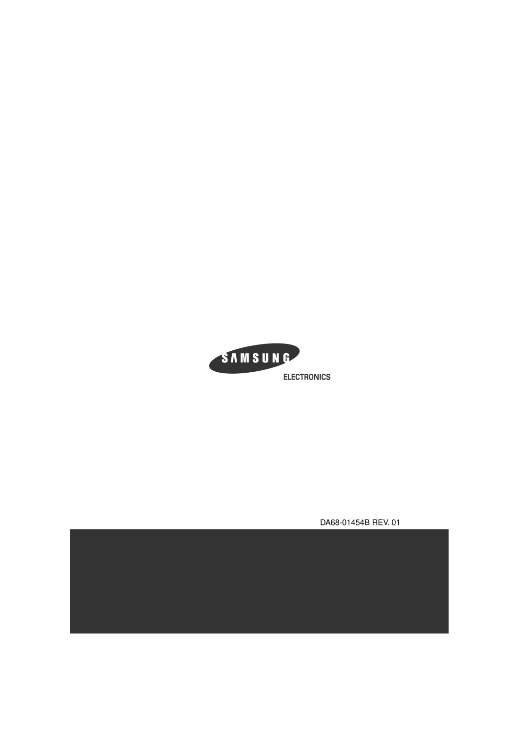 Samsung SR210NME manual DA68-01454BREV 