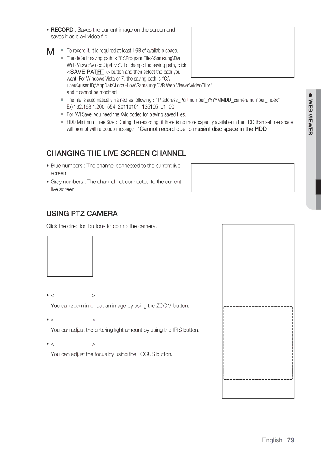 Samsung SRD-852D user manual Changing the Live Screen Channel 