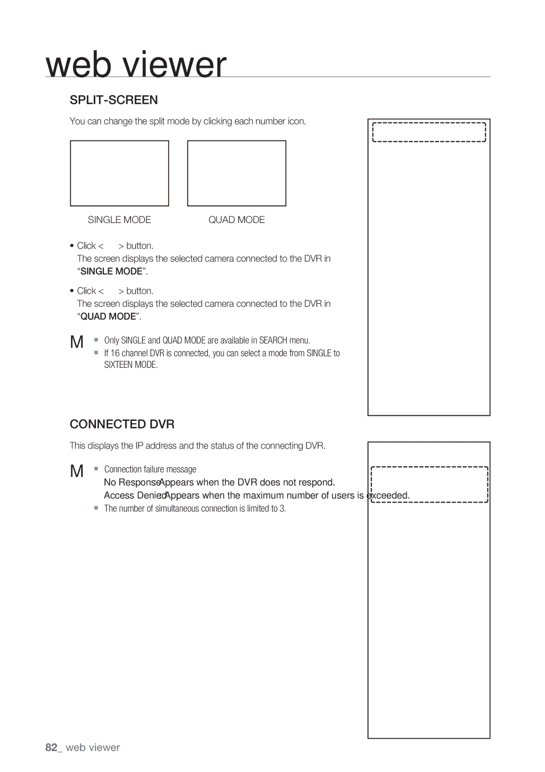 Samsung SRD-852D user manual Quad Mode 