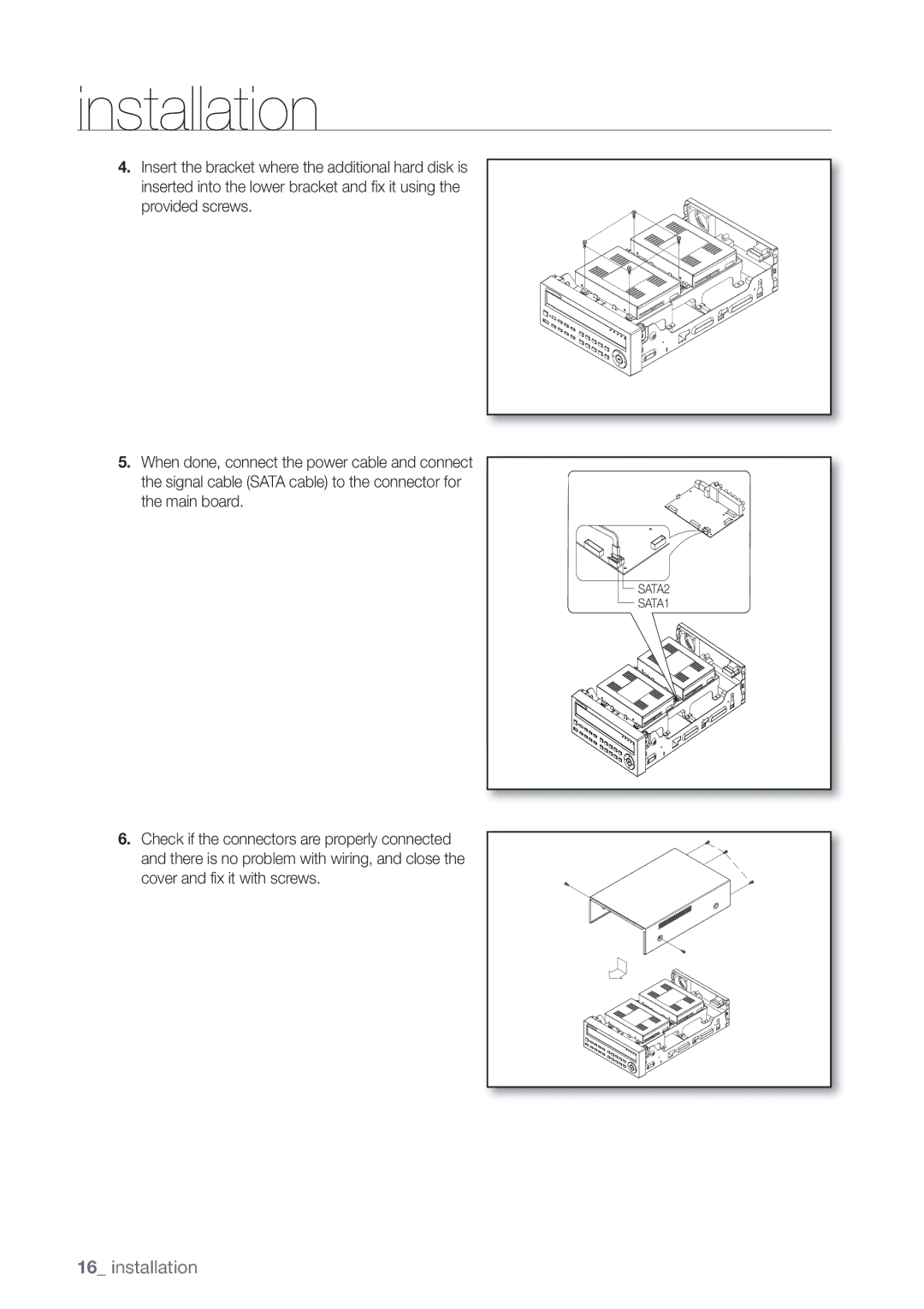 Samsung SRD470D500 user manual SATA2 SATA1 