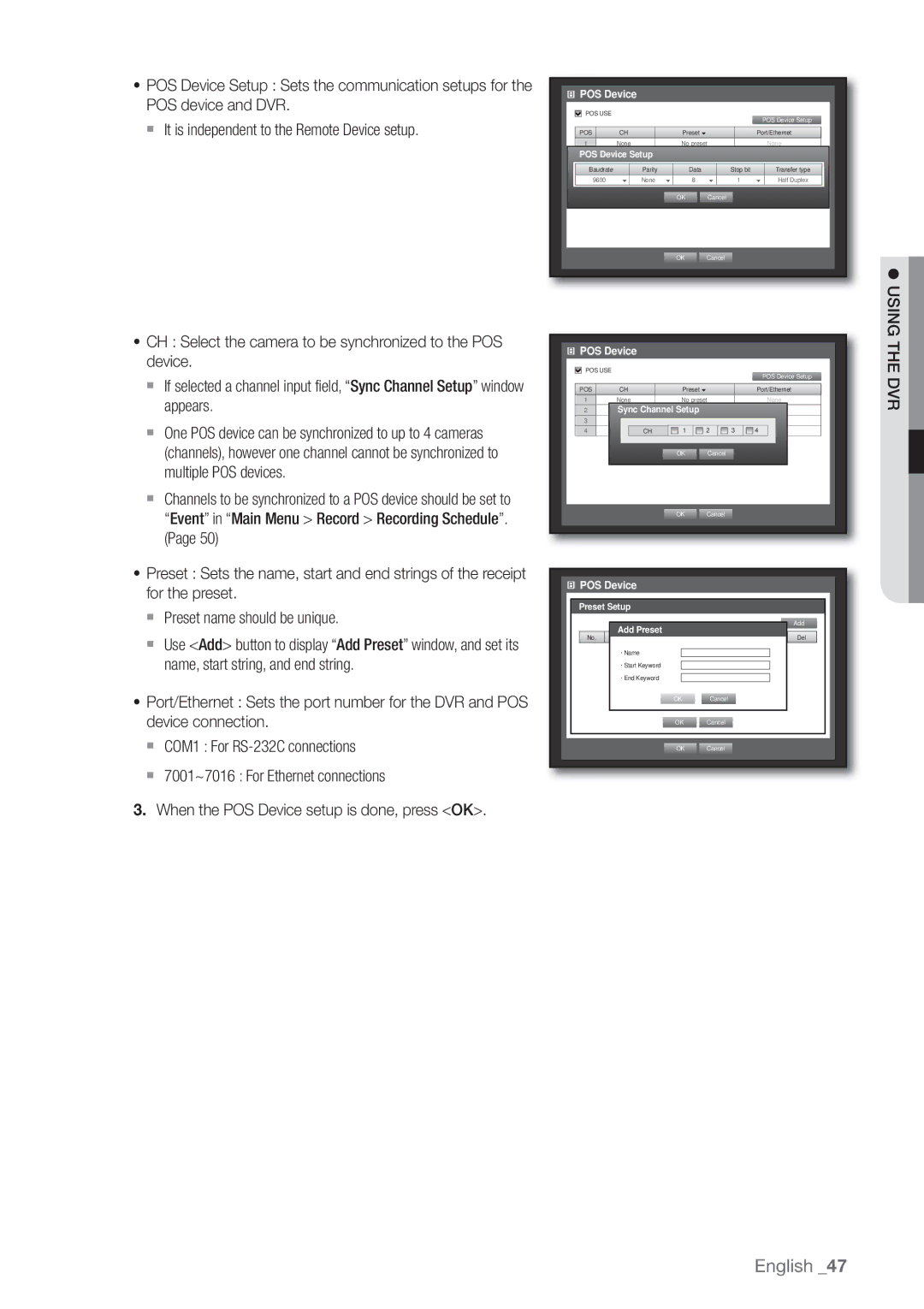 Samsung SRD470D500 user manual  Using 