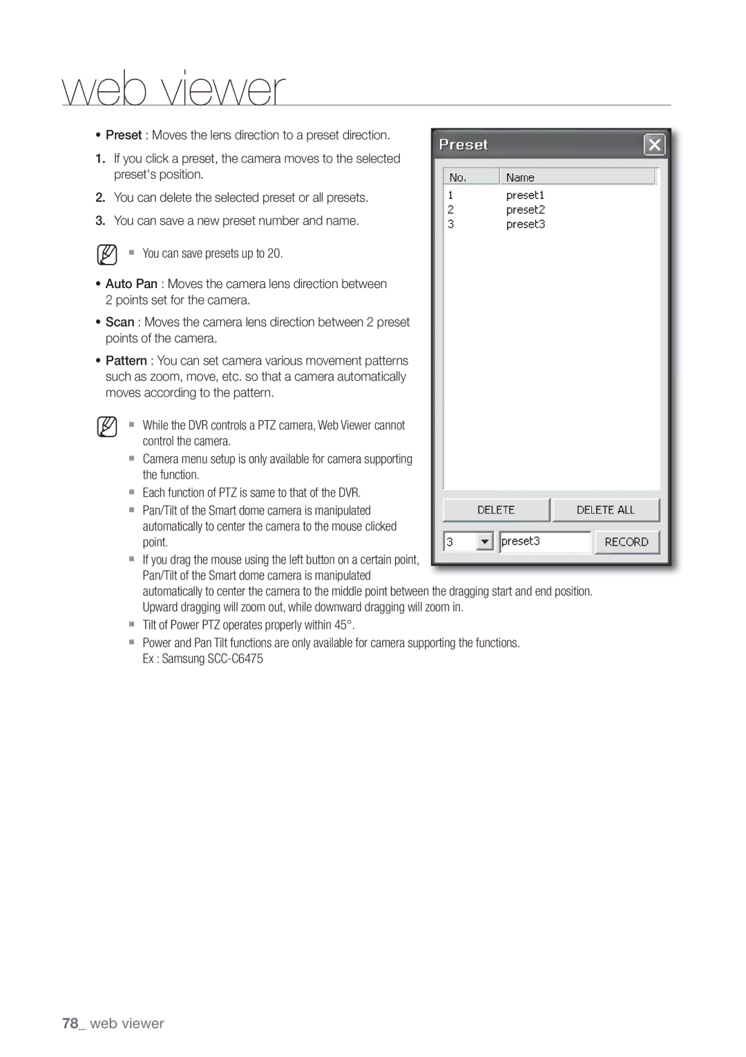 Samsung SRD470D500 user manual Web viewer 