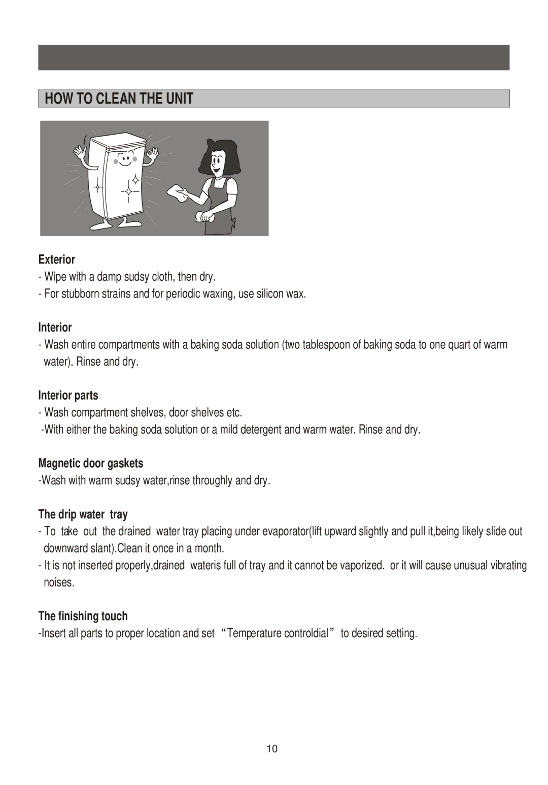 Samsung SRG-149PT, SRG-150, SRG-151PT manual HOW to Clean the Unit, Exterior 