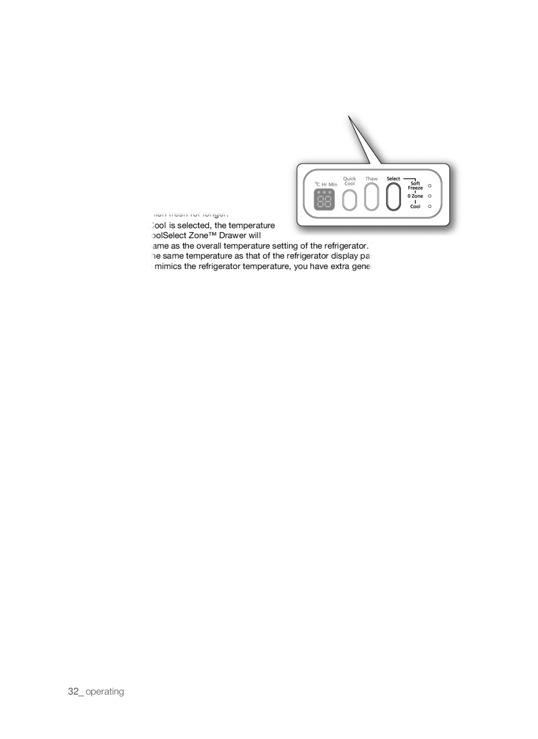 Samsung RSH1B, SRS610HDSS, RSH1K, RSH1J, RSH1N, RSH1D, RSH1F user manual Select Button 