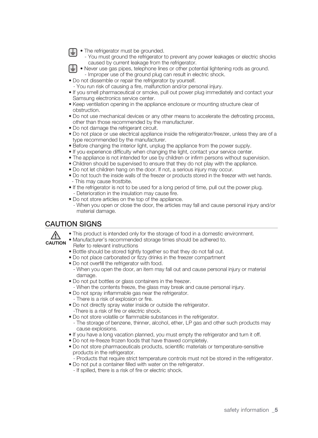 Samsung RSH1D, SRS610HDSS, RSH1K, RSH1J, RSH1N, RSH1B, RSH1F user manual Refer to relevant instructions 