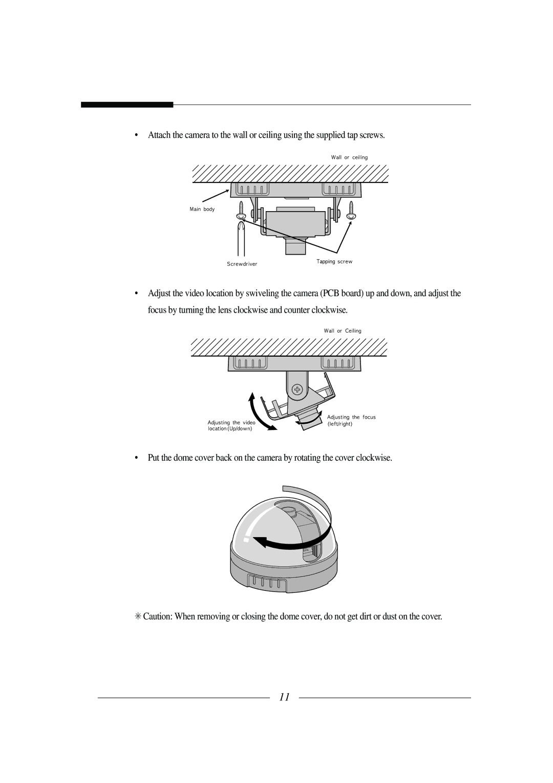 Samsung SSC-21 installation manual 